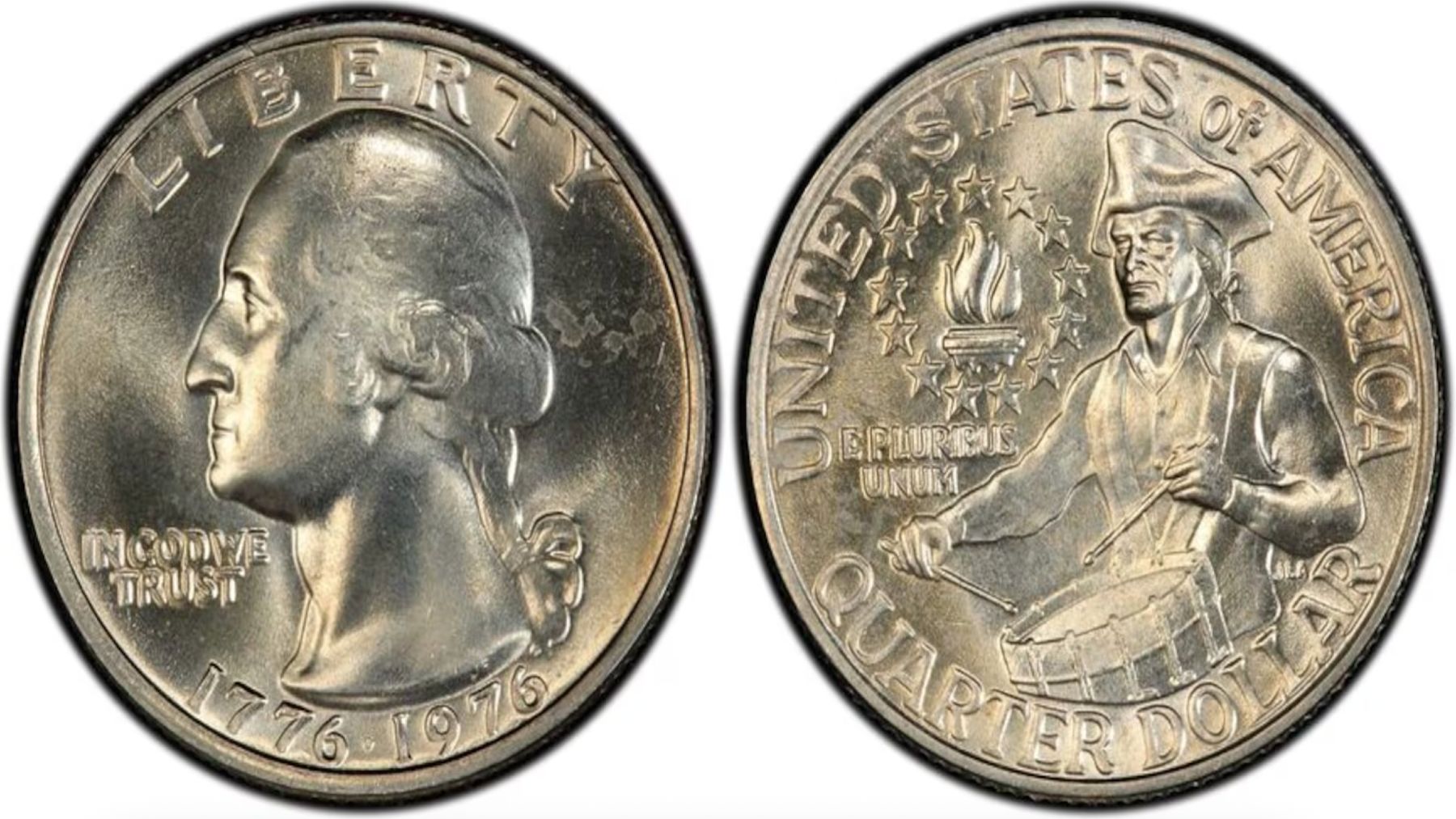 Confirmed - this 1976 quarter dollar with no mintmark could make you thousands of dollars if in good condition