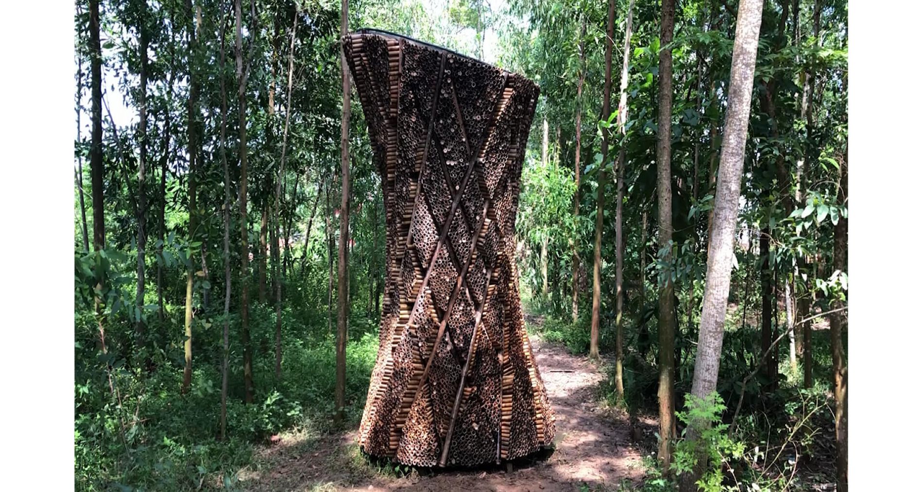 Goodbye to air conditioning - this is the bamboo tower that cools down to 6 °C without electricity or noise