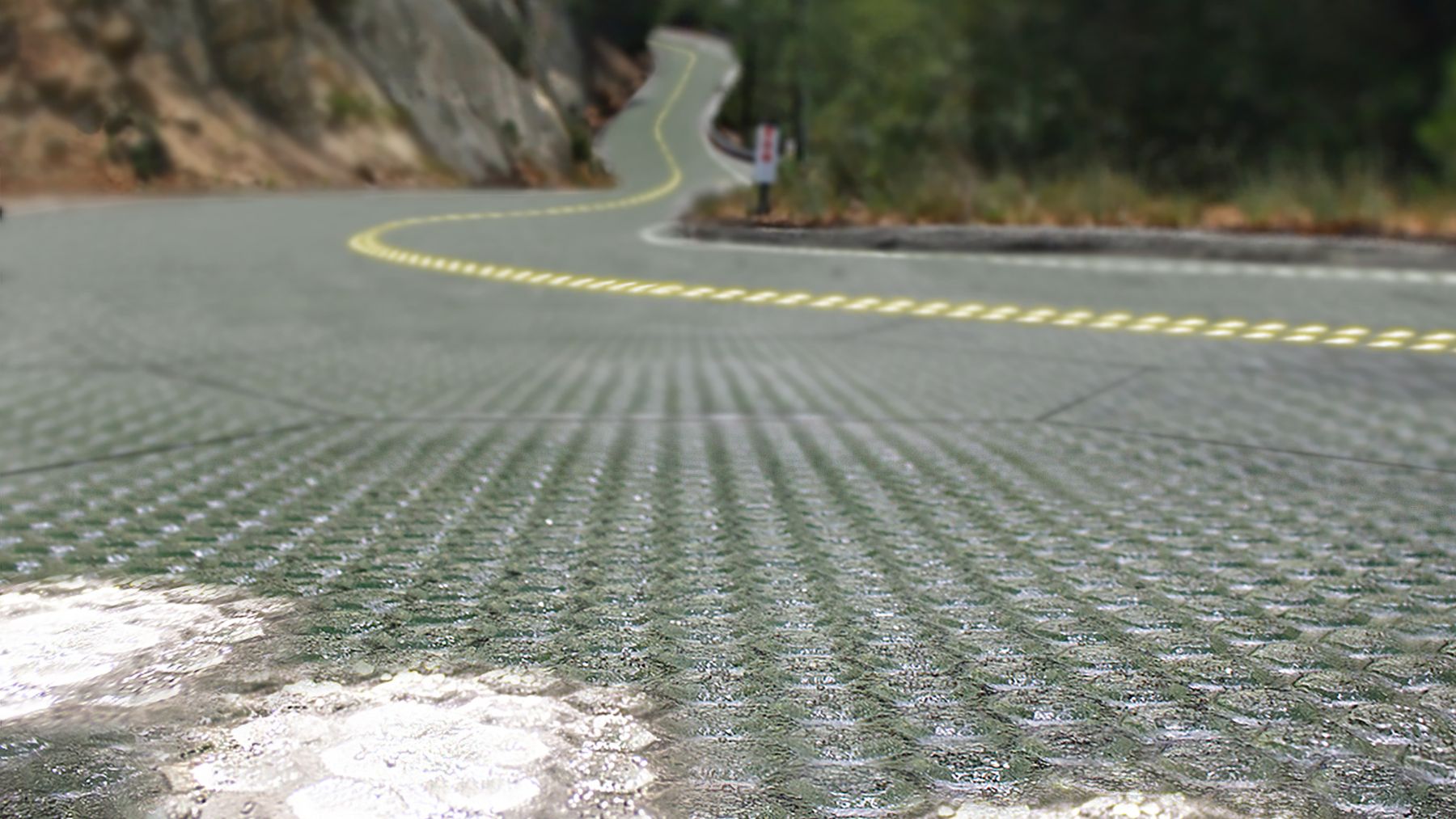 This is the solar road that will forever change a section of the legendary Route 66