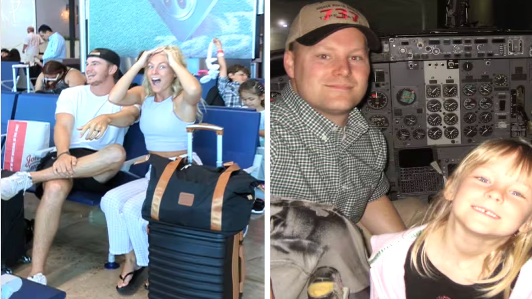 Unforgettable surprise—Southwest Airlines pilot traveled to Mexico to pick up his daughter after her wedding and ended up flying the plane back to the US