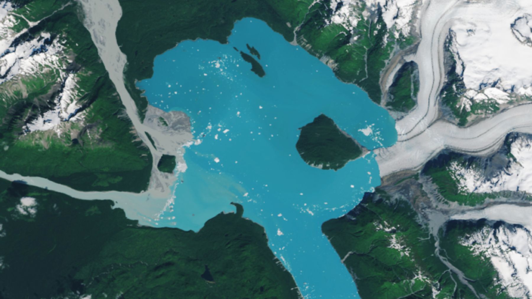 The discovery that alarms NASA—a new island appears in Alaska after the Alsek Glacier melts