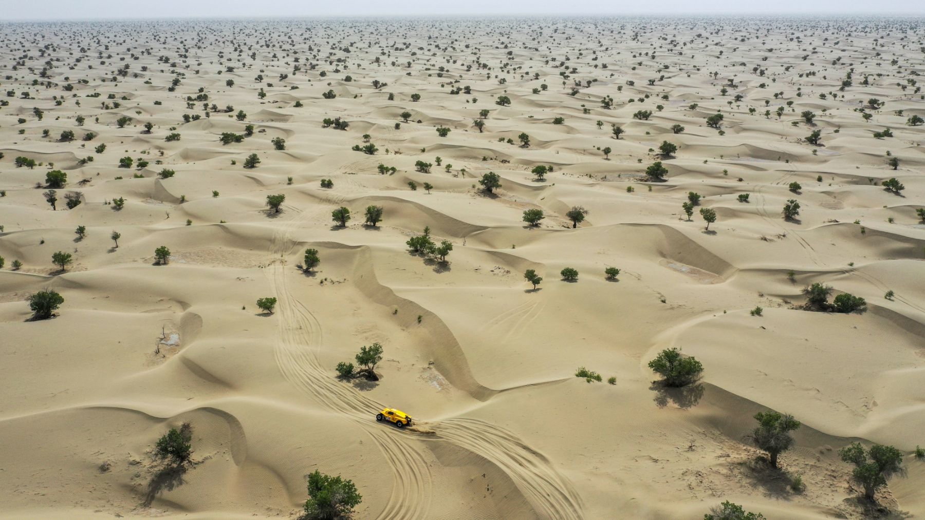 Farewell to the “Sea of Death”—China turns a desert into a giant solar plant visible from space
