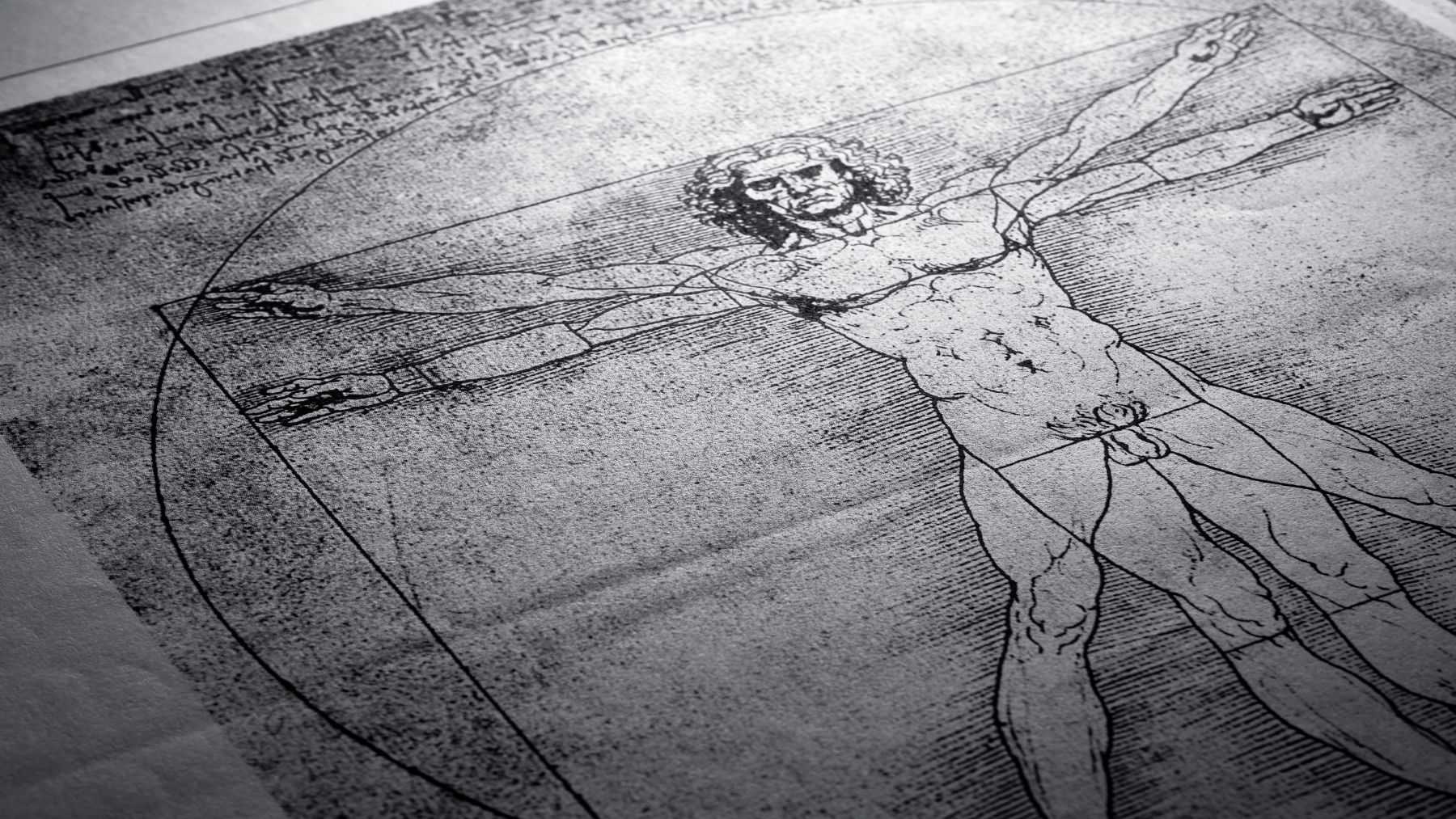 The mystery of the Vitruvian Man is solved—the hidden triangle that Leonardo da Vinci concealed within his perfect proportions