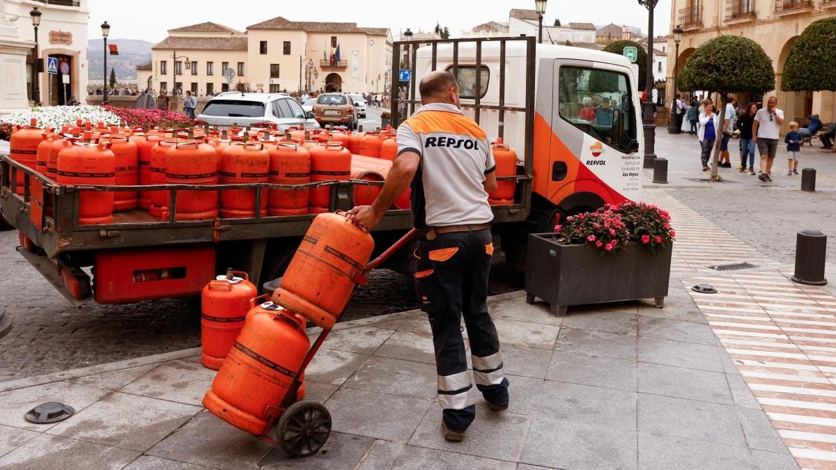 Precio de la bombona de butano en septiembre de 2023