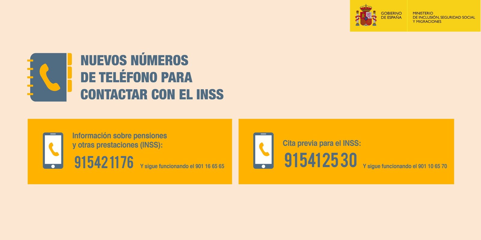 telefono inss solicitar información a la seguridad social