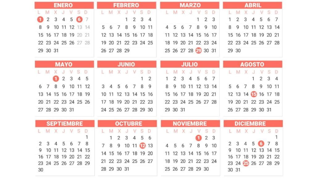 Calendario Laboral 2024: Puentes, Findes Largos Y Semana Santa