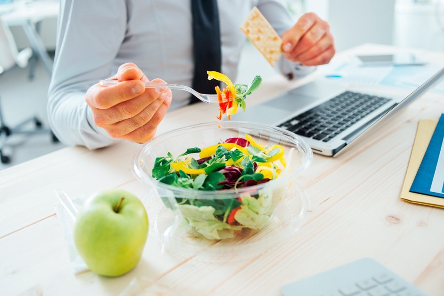 Tiempo de comida en una jornada laboral de ocho horas