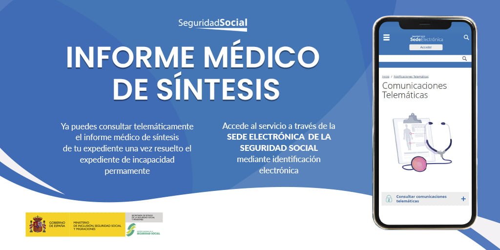 Ya puedes conseguir el informe medico de síntesis Online