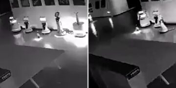 Un robot convence a otros 12 para escaparse de una sala