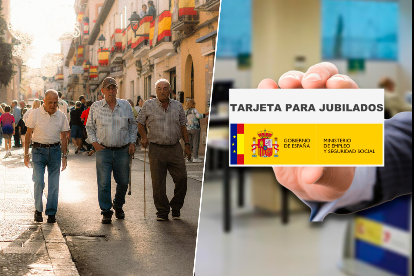 Nuevo carnet especial de la Seguridad Social para los jubilados