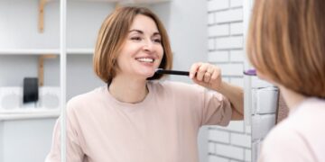 No nos estamos lavando los dientes en el momento correcto