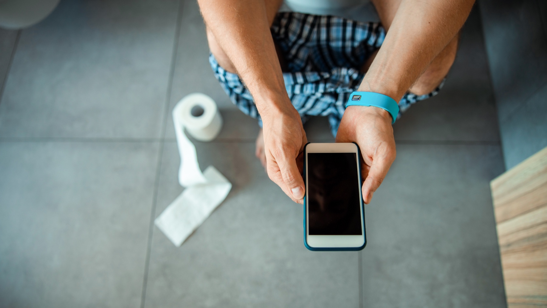No lleves tu telefono movil al baño